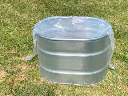 70gal 5 Liners  2 Elastic Bands for rugged stock tank liners